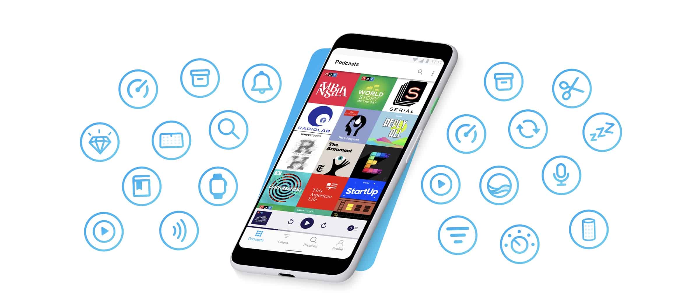 My favorite podcast app is now free. (Pocket Casts)
